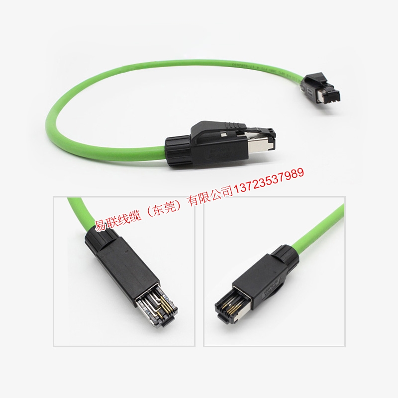 安川M3通讯线Profinet 4芯工业网线带RJ45-4P水晶头JZSP-CM3RR00-00P5-E