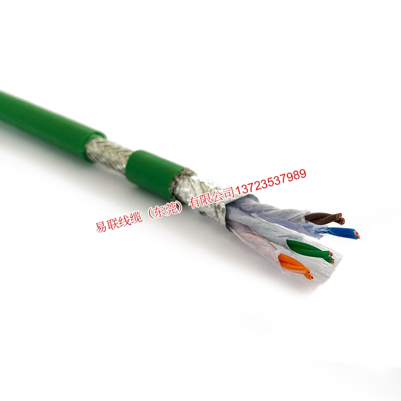 4*2*0.14 26awg 线径6.5mm 高柔工业以太网电缆